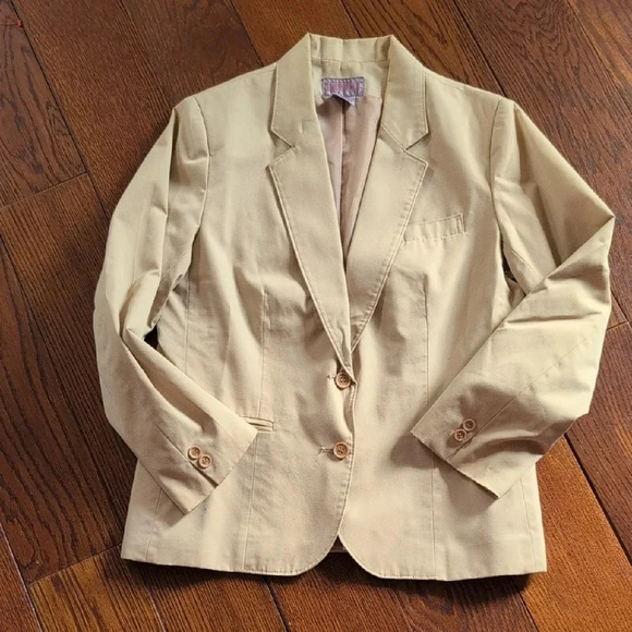 Worthington - Vintage Cream Tailored Blazer - Picture 2 of 3